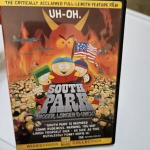 SOUTH PARK BIGGER,LONGER and UNCUT FULL LENGTH MOVIE dvd